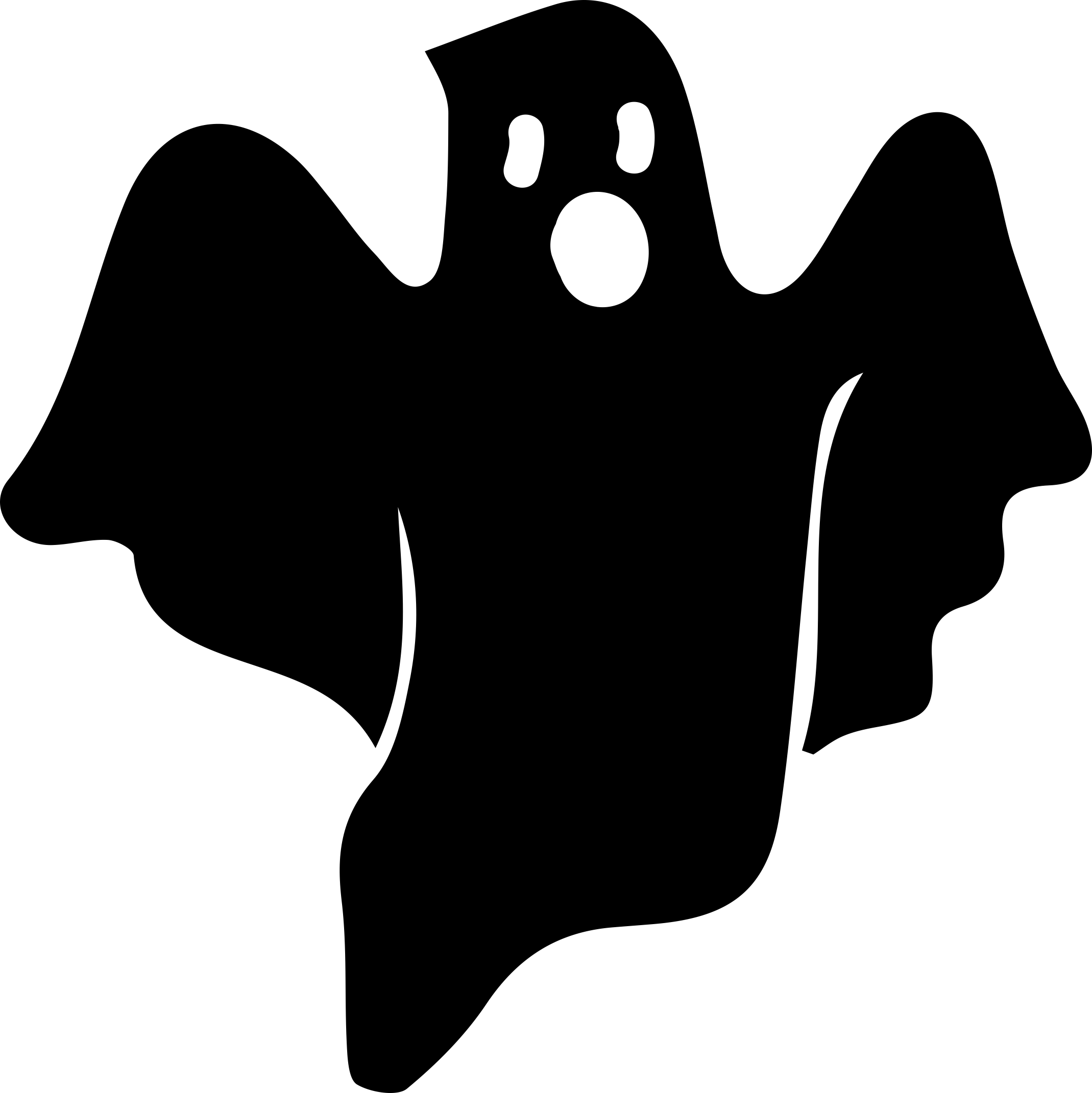 Halloween Ghost Silhouette Svg Vector Free Vectors